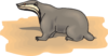 Sloth On The Ground Clip Art